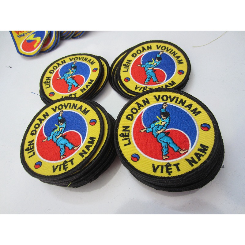 Logo thêu liên đoàn Vovinam