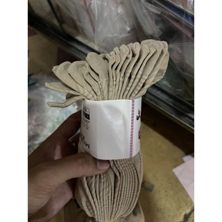 Combo 5 đôi vớ nữ xỏ ngón màu da