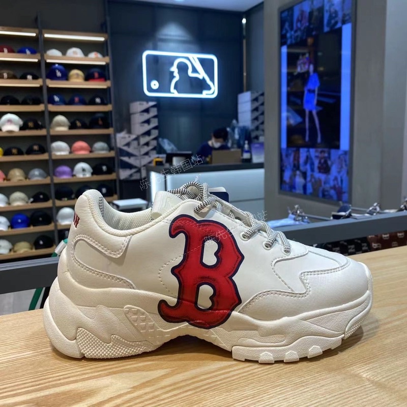 Giày MLB BigBall Chunky A 3D Logo Boston Red - Giày MLB chính hãng 3ASHCS12N-43RDS