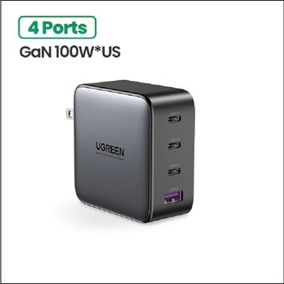 Củ sạc nhanh 100w ugreen chuẩn sạc nhanh pd, qc 3.0 cd226 cd328