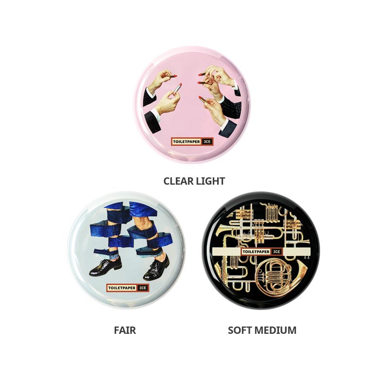 CÓ SẴN [3ce X Toiletpaper) Phấn Phủ Nén Kiềm Dầu 3ce Makeup Fix 9g