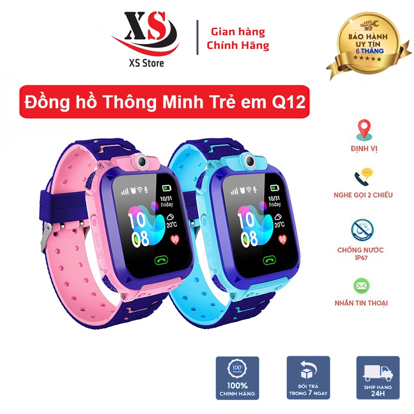 Đồng Hồ Thông Minh Trẻ Em XS Store Q12, Lắp Sim - Nghe Gọi, Chống Nước IP67 | BigBuy360 - bigbuy360.vn