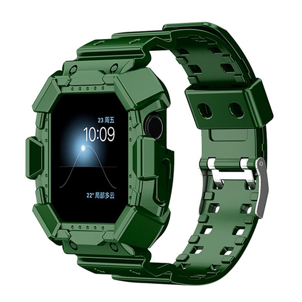 Ốp Dây Đeo Bằng TPU Silicone Dành Cho Apple Watch Band 44mm 45mm 42mm 40 / 38 Iwatch Series 7 8 6 5 4 SE