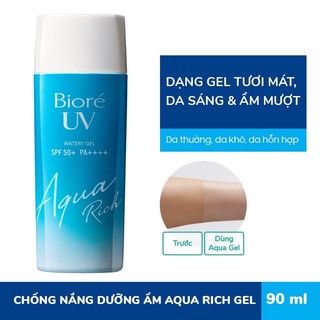 Kem chống nắng Biore Aqua Rich Gel 90ml