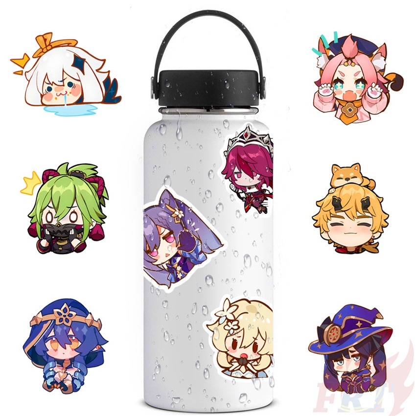 50 Cái / Bộ ❉ Q Genshin Impact Series 03 Nhãn Dán ❉ Sticker Dán Chống Thấm Nước Họa Tiết Doodle Hợp Thời Trang