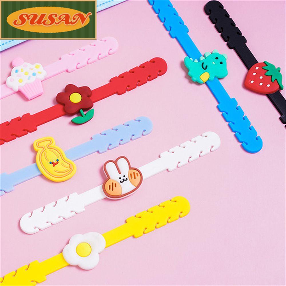 [Hàng mới về] Dây đai cài mở rộng khẩu trang ngăn ngừa siết chặt họa tiết hoạt hình điều chỉnh được dành cho trẻ em