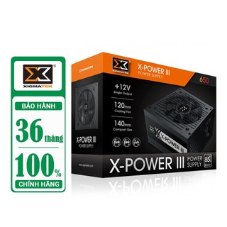 Nguồn máy tính xigmatek x-power iii 650 - 600w - 80 plus
