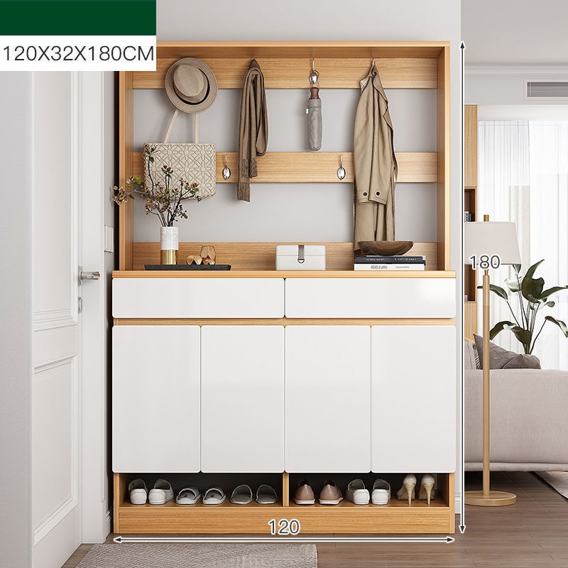 Tủ giày kết hợp giá treo đồ đa năng - KIKO TG 1003 Gỗ mdf lõi xanh 15mm