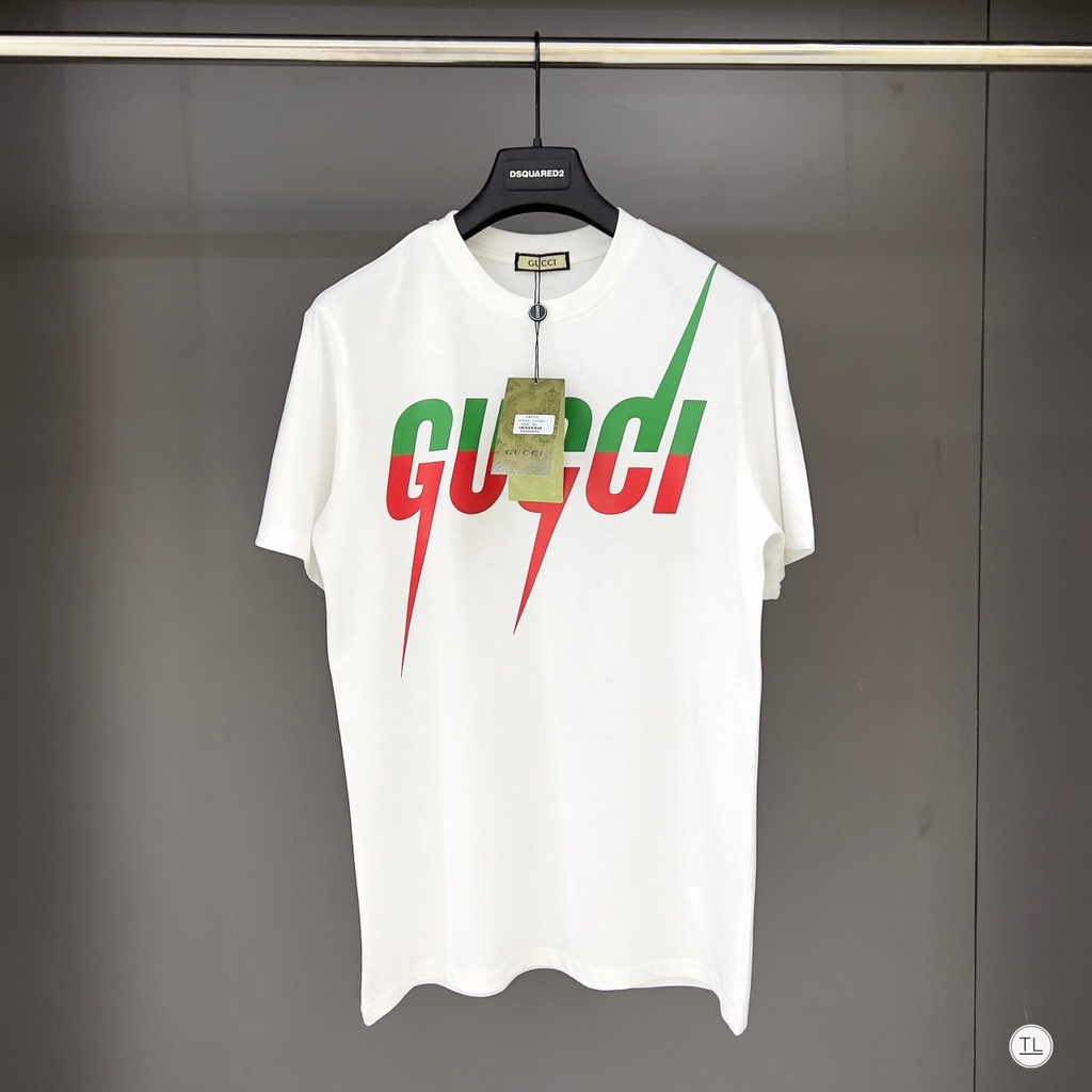 Áo thun tay ngắn cổ tròn G-C sấm sét siêu nét - Áo phông giá rẻ cuối mùa