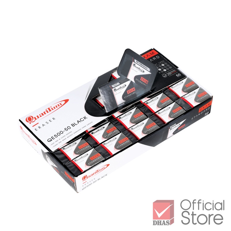 Gôm tẩy bút chì QuanTum QE600-50 đen