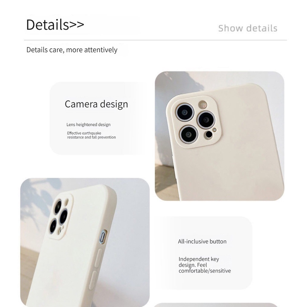 Ốp Lưng silicone DẻO MàU Trơn Cho iPhone 6 6s 7 8 Plus X XR XS Max 11 12 13 14 Pro Max