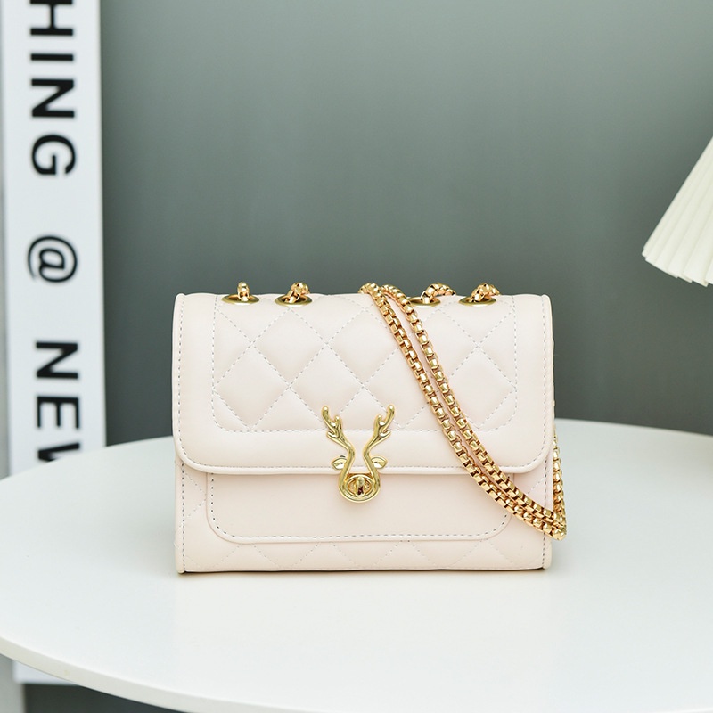 Túi Đeo Chéo Dây Xích Hình Thoi Đơn Giản Thời Trang Cho Nữ