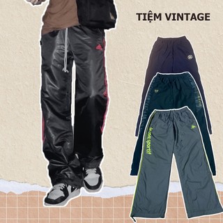 Quần thể thao gió, nỉ unisex 2hand hàng hiệu có big size