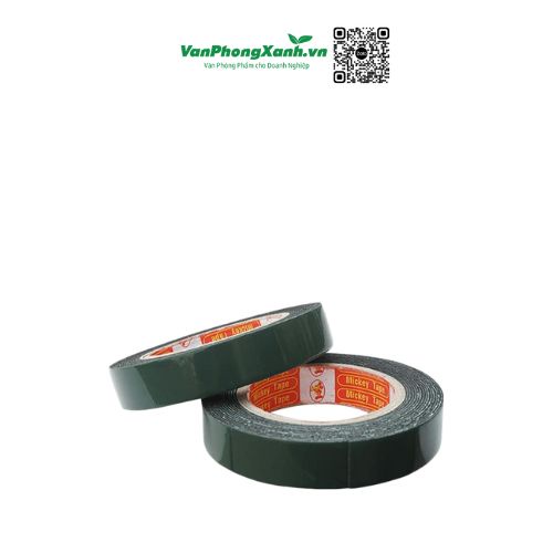 Băng dính xốp vàng _ xanh 2cm,5cm