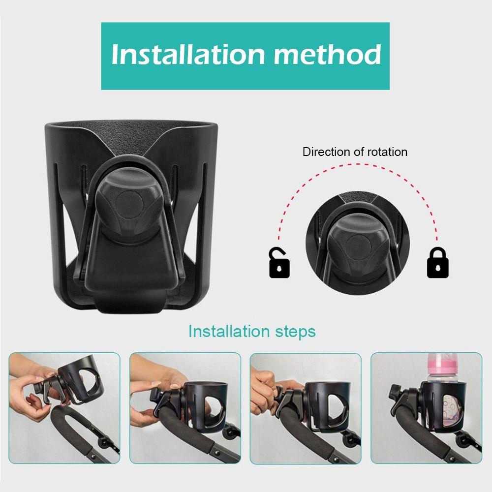 SUSANS Giá Đỡ Bình Nước / Điện Thoại Cao Cấp Gắn Xe Đẩy Em Bé