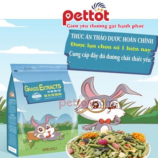 Nén Jessie thảo dược dành cho Thỏ - Thức ăn cho thỏ - Thức ăn tinh chất thảo dược thức ăn cho thỏ 2500G - Pettot