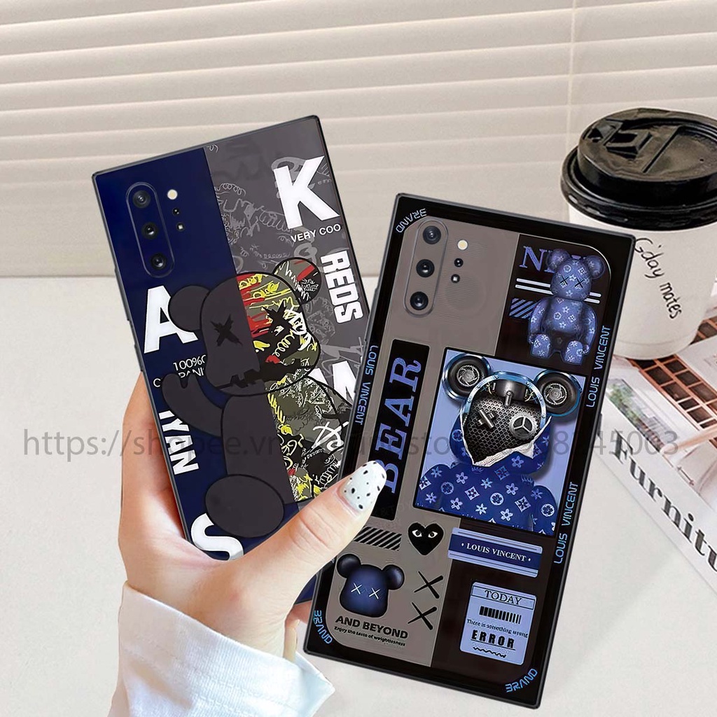 Ốp Samsung Note 10/ Note 10 Plus/ Note 10 Lite/ M60s/ A81 in hình Bear Brick,K@ws,smile,...hot trend