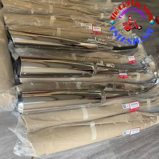 Pô Wave Thái 110 Zin Honda Thái Lan - 18350-KFL-850/ 18350-KRS-600/ 18350-KFL-D00