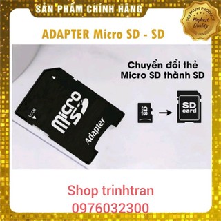 Adapter Microsd To SDHC -VPMAX - adapter đọc thẻ nhớ, adapter chuyển đổi thẻ nhớ máy ảnh, chuyển đổi MicroSD thành SD.