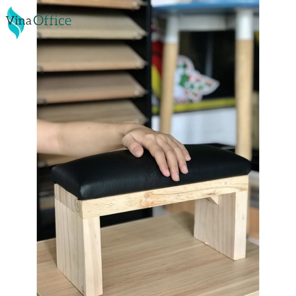 Ghế kê tay gỗ làm nail, ghế nail gác tay làm móng - Vinaoffice