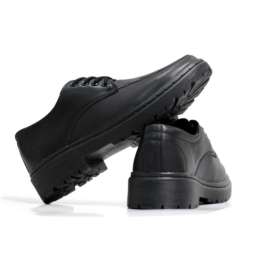 Giày chunky derby INICHI G1106 da lì chống nhăn