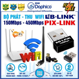 Bộ phát wifi – Bộ thu Wifi – Bộ chia mạng – Chính hãng – LBLink + TPLink – Bảo hành 12 tháng