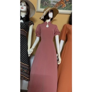 Đầm cổ tàu giọt nước