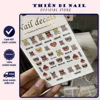Stick gấu mochi dán móng cực xinh dễ làm cho thợ nail