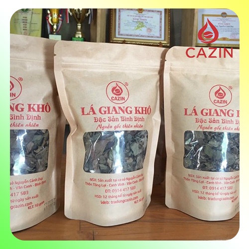Lá giang khô CaZin