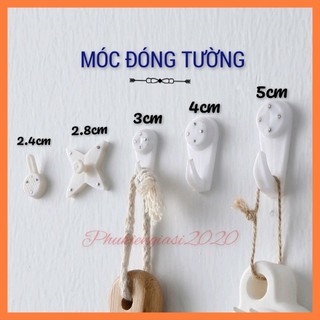 1 Móc đinh đóng tường (đinh 3 chân, 4 chân) treo đồng hồ, tranh, kệ sắt