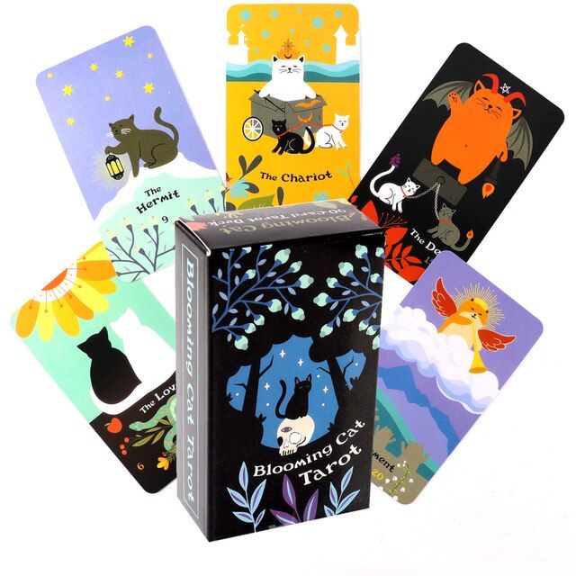 Bộ Bài Blooming Cat Tarot A4