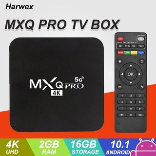 Đầu tv box mxq pro 5g 4k android ultra hd android 11.1 kèm phụ kiện 4.3