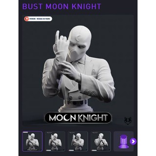 File in 3D Moon Knight Bust