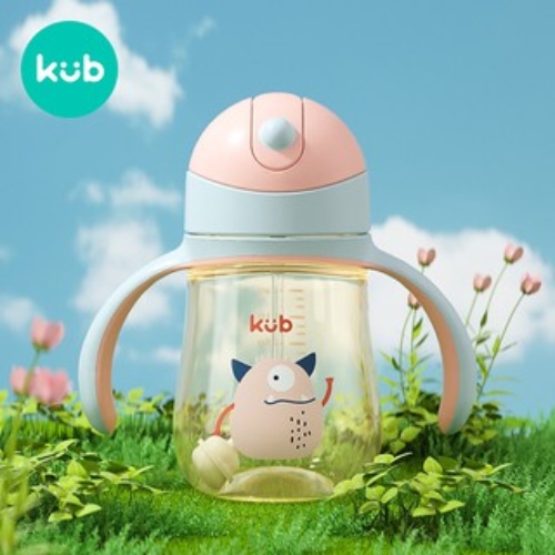 Bình tập uống nước chống sặc cao cấp KUB 240ml