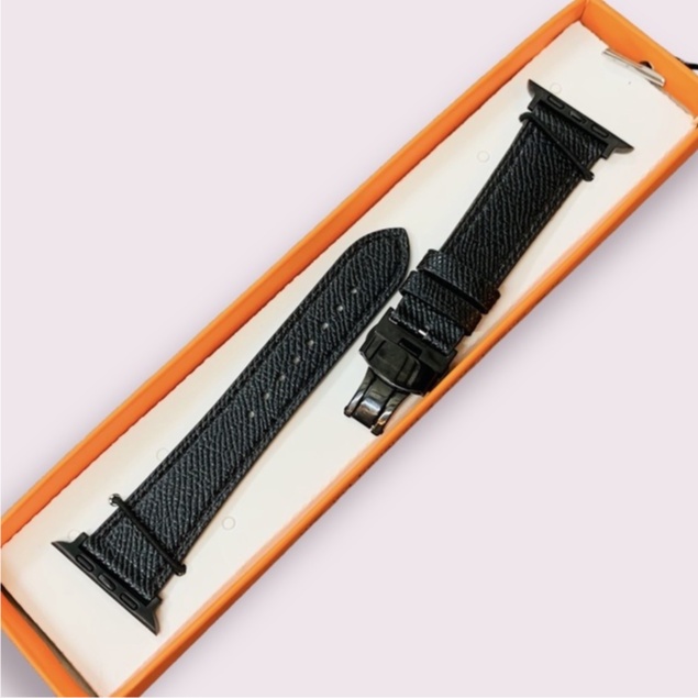 Dây Da Sần Cao Cấp Khoá Bướm Dành Cho Đồng Hồ Thông Minh size 38/40/41/42/44/45mm