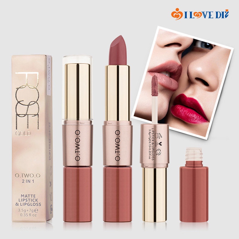 Son Kem Lì Mềm Mịn Dưỡng Ẩm Lâu Trôi Không Thấm Nước Chống Dính Cốc 12 Màu Tùy Chọn