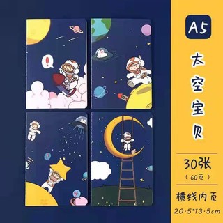 Vở A5 hình bé gái, bé khủng long