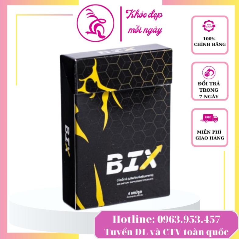 Viên uống tăng cường sinh lý nam BIX For Gentlemen - Hộp 4 viên, nhập khẩu Thái Lan