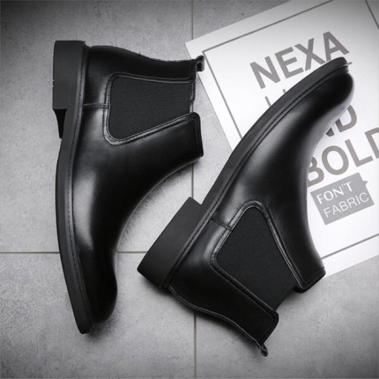 🇲🇰 Giày chelsea boot đế cao su, da bò 100% đế khâu bảo hành 12 tháng (video thử lửa)