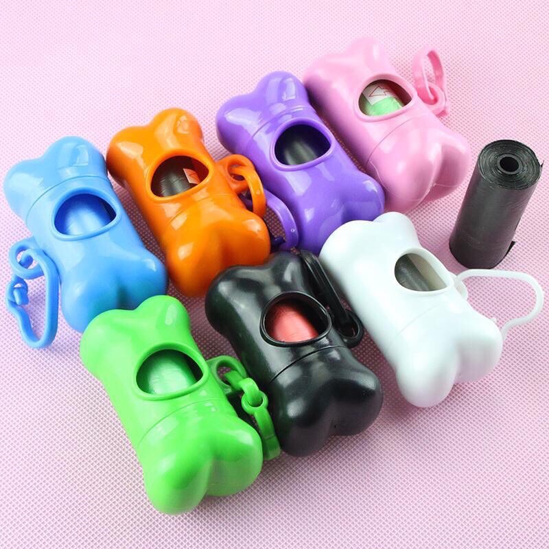 HỘP ĐỰNG TÚI RÁC VÀ TÚI ĐỰNG VỆ SINH TỰ PHÂN HUỶ MINI CHO THÚ CƯNG