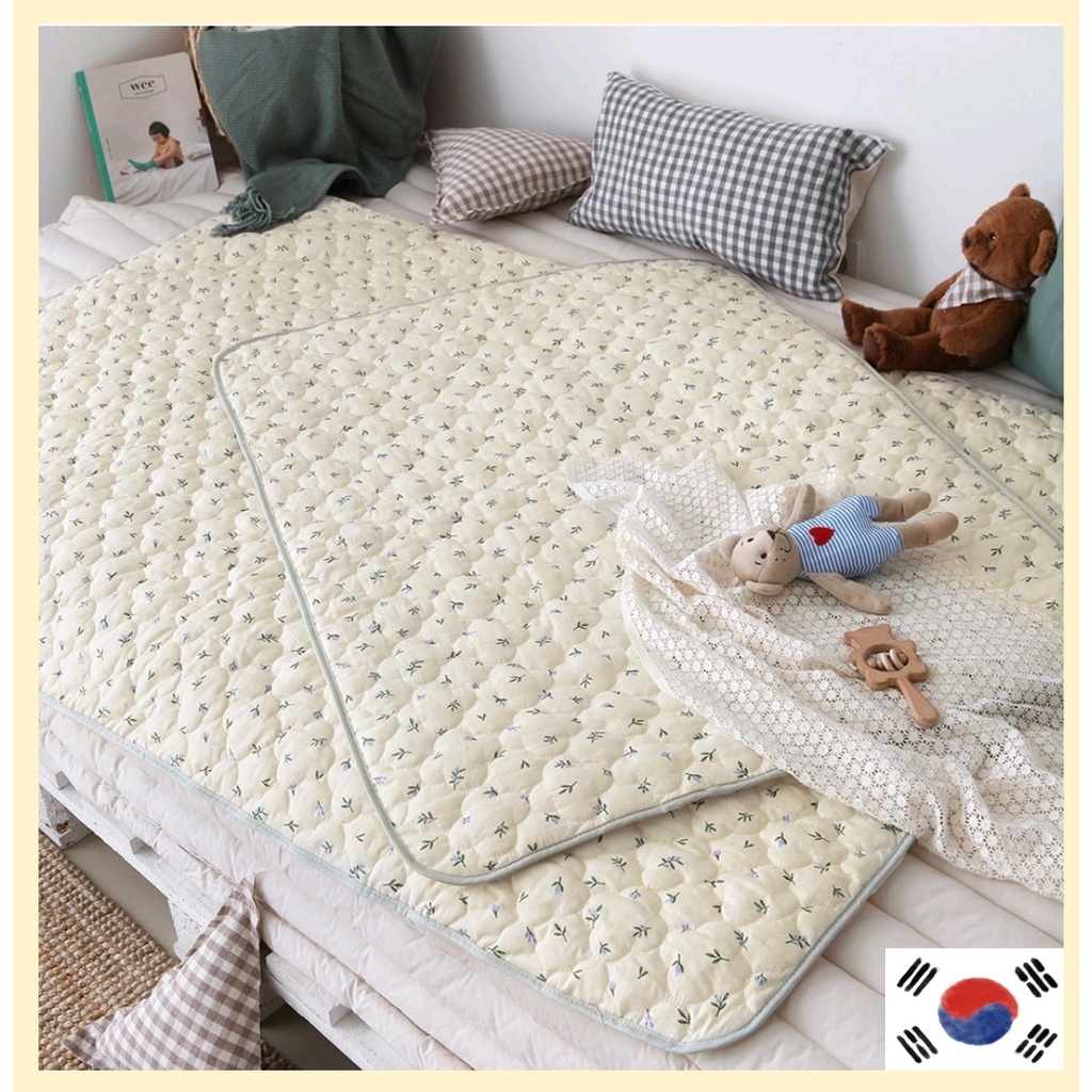 Baby Infant Kids Cotton Quilted Waterproof Pad (2 sizes) Tấm Lót Cotton Chần Bông Chống Thấm Nước Thay Tã Cho Bé Sơ Sinh Có 2 Kích Cỡ