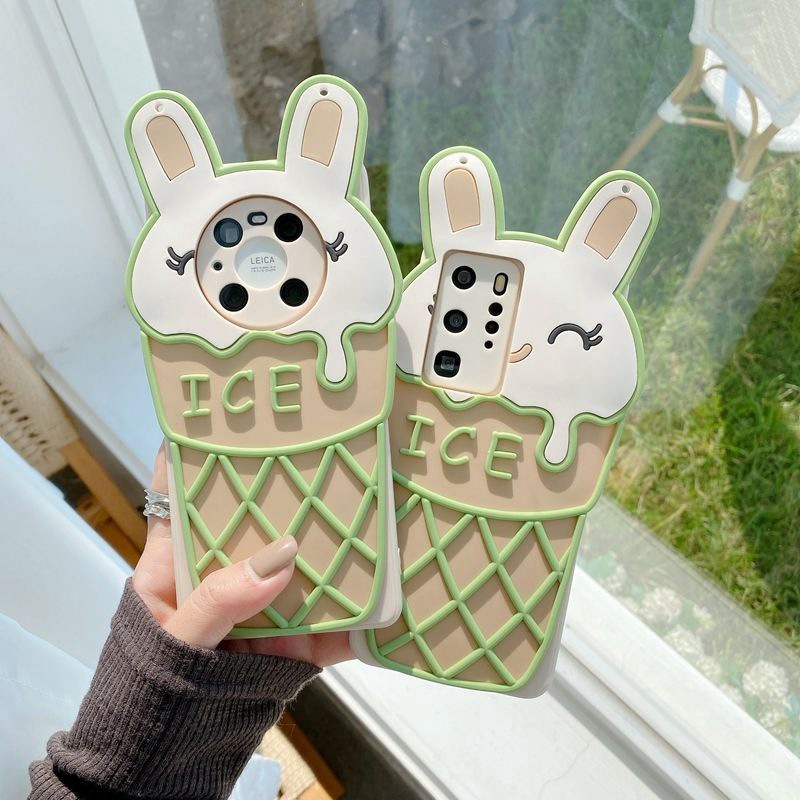 Ốp Điện Thoại Hình Thỏ Hoạt Hình Cho iphone 15 14 13 12 mini 11 pro max 6 6s 7 8 plus x xs max xr se 2020