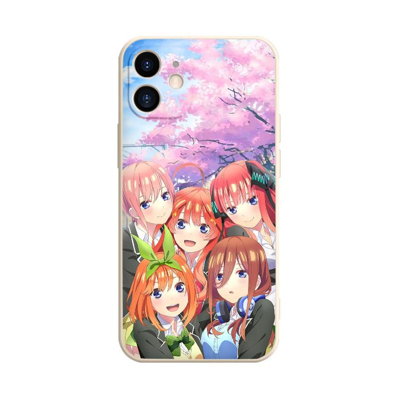 Ốp bảo vệ cam iphone anime Quintessential Quintuplets Cartoon Cute 6/6splus7/7plus/8/8plus/x/xr/xs/11/12/13/14/pro