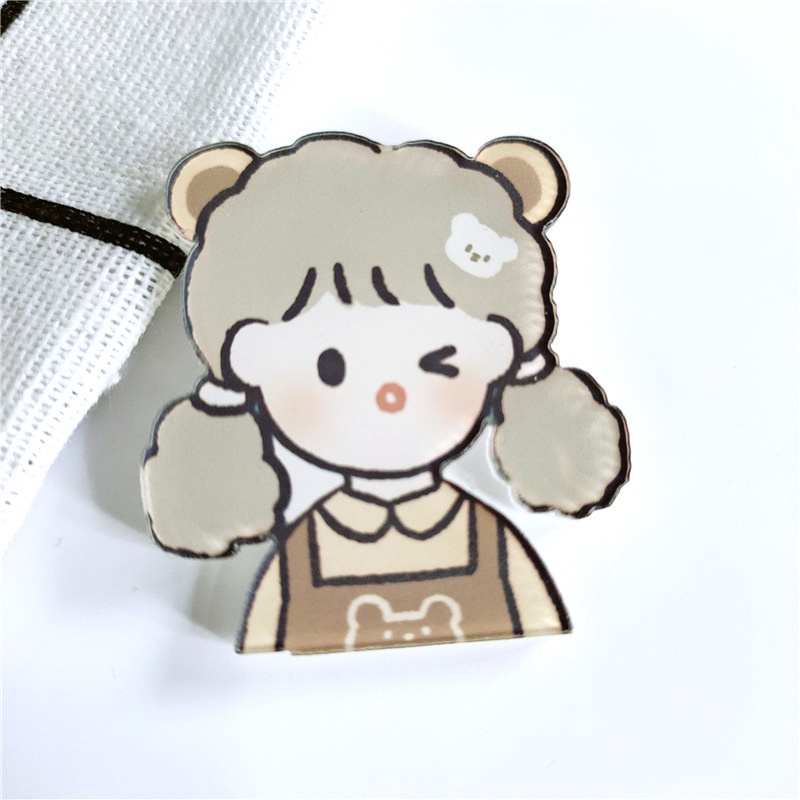 Sticker, ghim cài, phụ kiên balo siêu đáng yêu