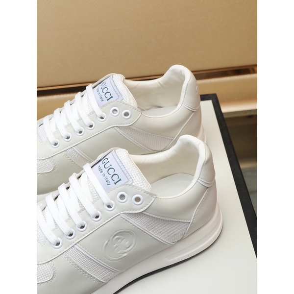 Giày thể thao/sneaker nam Gucci GC 2022 màu trắng phối đồ trẻ trung đế nhẹ êm chân