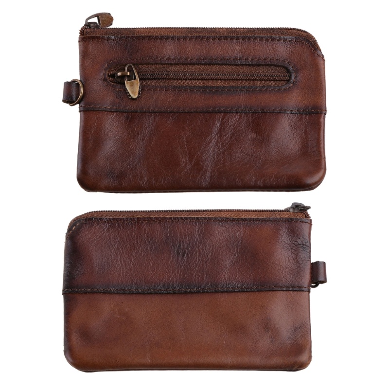 Ví Da Cầm Tay Khóa Kéo Thời Trang Cho Nam Nữ