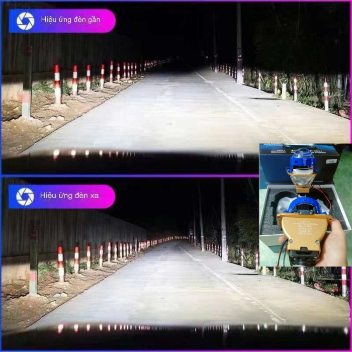 Bi led pha 3.0inch CTL TLIGH PRO mẫu mới nhất sáng rộng đều công suất cos 55W/pha 65w