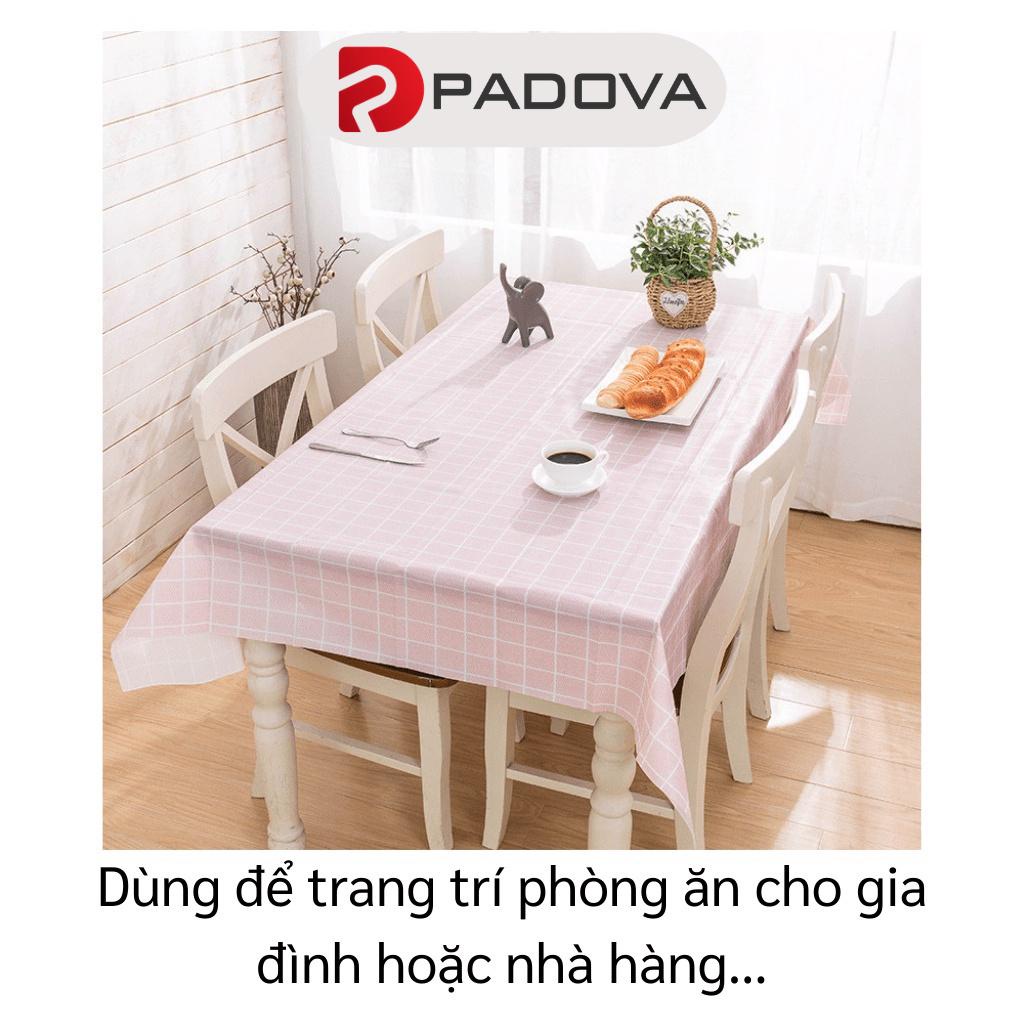 Khăn Trải Bàn Caro Nhựa PVC Chống Thấm Nước, Màu Paste Làm Phông Nền Chụp Ảnh PADOVA 9531