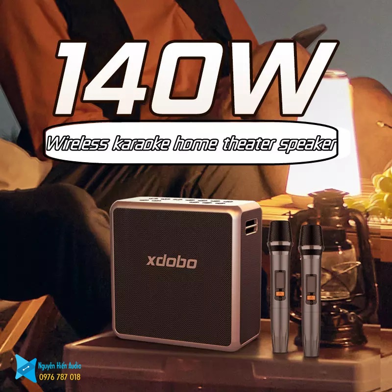 Loa nghe nhạc và Karaoke di động Xdobo King Max siêu trầm 140W Bluetooth 5.2