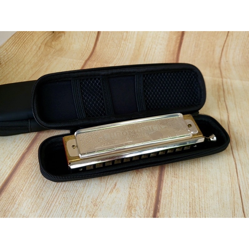 Túi đựng kèn harmonica Chromatic chất liệu EVA kèn 12, 14, 16 lỗ